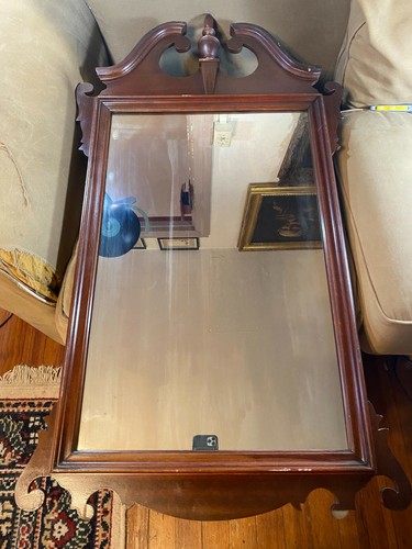 Large vintage wood framed - vintage,